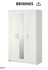 IKEA Brimmes White Wardrobe, 3