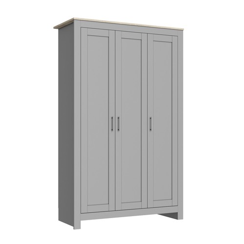 Matt grey door wardrobe - 3,