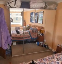 Pax Wardrobe 201cm with Mirror