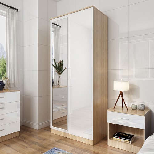 Door wardrobe with mirror - 2,