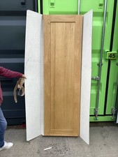 Solid oak wardrobe doors only